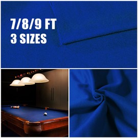Metaball Professional Pre Cut Pool Table Felt Cloth with 6 PCS Bottom Cloth - Choose for 7, 8 or 9 Foot Table, 7 Colours for Choice (for 9 Fool Table, Navy Blue)