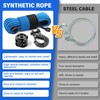 HOKINETY Synthetic Winch Rope Kit - 1/4" x 50' 10000