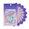 UWJIX Mylar Gradient Holographic Bags 4.1x5.9 Inch, 100 PCS Small