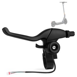 Hurtle Left Brake Lever - Replacement Part for Foldable Electric Scooter Model HURES80, High Performance of Durability and Stability, Anti-Skid, Secure Fast Braking and Easy Control