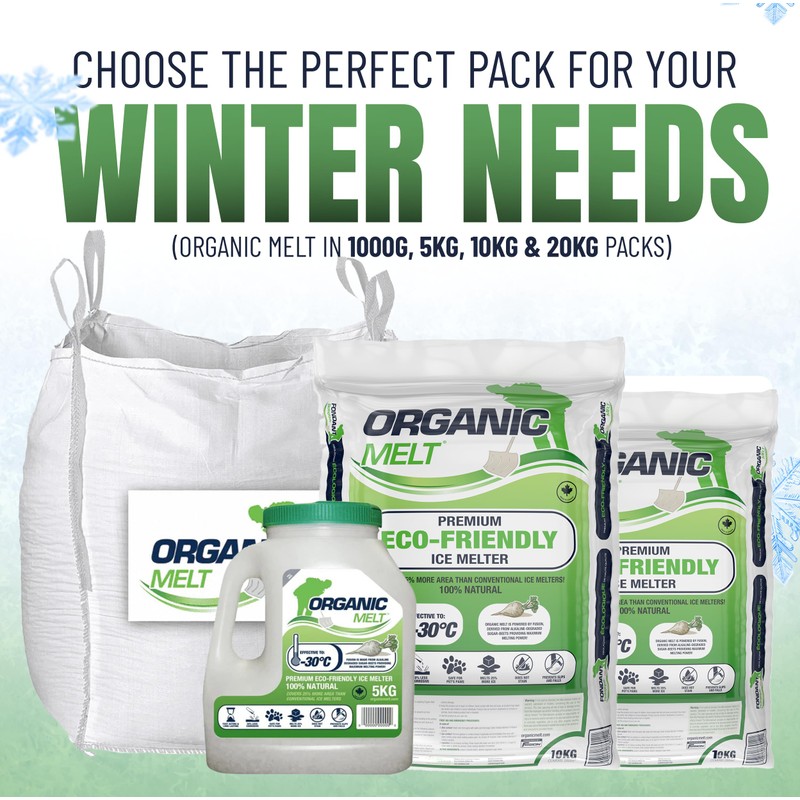 Organic Melt Premium Granular Ice Melt is a eco Friendly