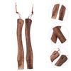 Totority 2pcs Ergonomic Wooden Hatchet Handle Replacement Non Skid Design