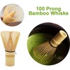 METOY Matcha Whisk Set, 4pcs Japanese Tea Set,Matcha Whisk,Traditional Scoop,