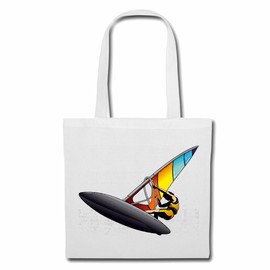 Reifen-Markt Tasche Umhängetasche WELLENREITEN SURFEN BEACH SURFBRETT LONGBOARD WELLENREITEN WELLEN ANFÄNGER SHOP Einkaufstasche Schulbeutel Turnbeutel in Weiß