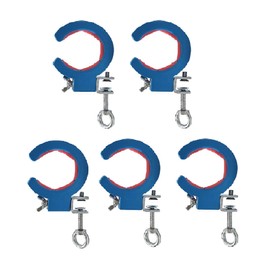 5pcs Blue Cable Wire Threading Tool Cable Tray Roller Threading Wire Pulling Pulley