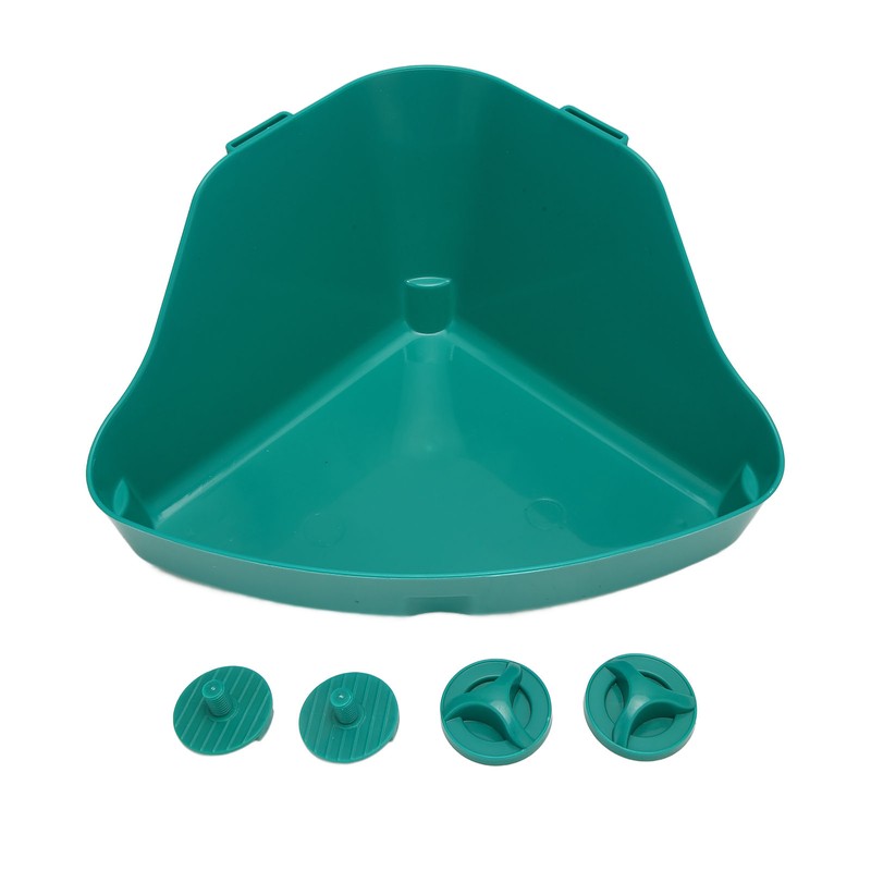Small Animal Litter Box Fanshaped Rabbit Corner Toilet Box Potty