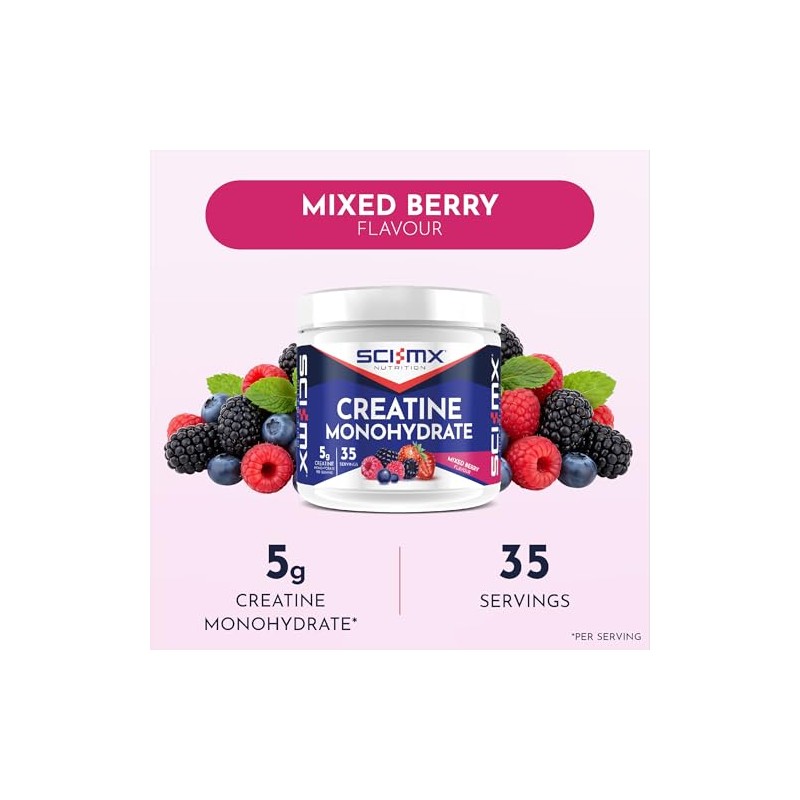 SCI-MX Creatine Monohydrate Powder 250g Ultra Pure Creatine • Mixed