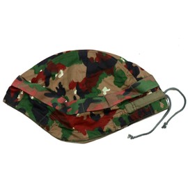 Genuine New Old Stock Swiss Helmet Cover Alpenflage Camo for M71 Steel Helmet Model 71