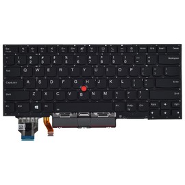 Replacement Keyboard for Lenovo ThinkPad X1 Carbon Gen 7th 2019, ThinkPad X1 Carbon Gen 8th 2020 Laptop, ThinkPad X1 Yoga Gen 4 2019 & X1 Yoga Gen 5 2020 with Backlit US Layout