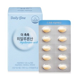 Daily One The Moisturizing Hyaluronic Acid 30g 60 Tablets 1 Pack 60 Tablets 1 Pack / 더 촉촉 히알루론산 30g 60정 1개 60정 1개