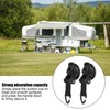 2pcs Heavy Duty Suction Cup Anchor with Securing Hook Tie