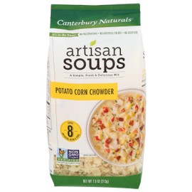 Canterbury Naturals Artisan Soup Mix, Potato Corn Chowder Soup Mix, Non-GMO, Makes 8 Servings, 7.5-Ounce Bag (Pack of 6)
