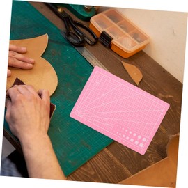 Operitacx 2pcs Cutting Backing Self Healing Cutting Mat Quilting Cutting Mats Cutting Matts for Sewing Cutting Board with Measurements Self Healing Sewing Mat Cutting Mat Boards Pink Abs