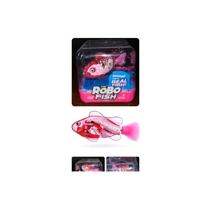 ZURU AliveRobo Alive Little Fish Pink & Yellow Robotic Pet