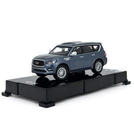 Paudi Model 1/64 Infiniti 2020 QX80 Collection Complete Blue Mini Car