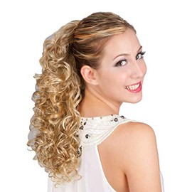 Designer Hair Synthetic Jaw Clip/Drawstring Ponytail - SHOW ME (24BT18)