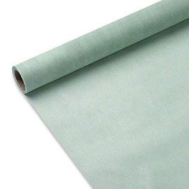 Aurtem Gift Wrapping Paper High End Milk Cotton Flower Wrapping Present Wrap Material Roll 23.5" × 10 Yard - Mint