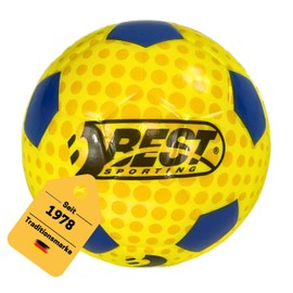 Best Sporting Mini Bouncing Football I Jumping Ball in Yellow/Blue I Robust and Durable Jumping Football I Ideal for Outdoor & Indoor Games