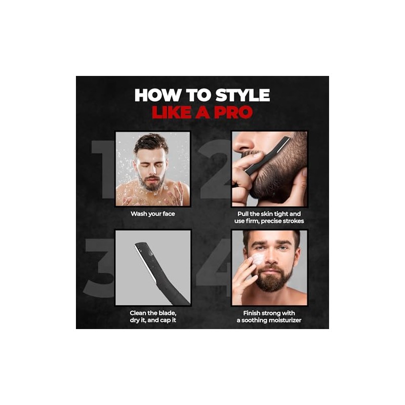 Beardo Beard Styling Tool for Men | Pack of 3