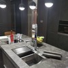 Peel and Stick Floor Tile Dark Gray Marble Vinyl Flooring