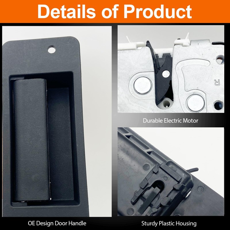 VEELECP Trunk Lock Latch Compatible with 2000-2005 Excursion Rear Tailgate