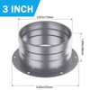 3 Inch Duct Connector Flange，Cyu Rekol Metal Straight Pipe Flange