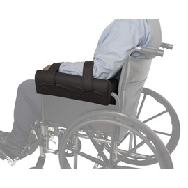 NYOrtho Deluxe Lateral Arm Rest Support Cushion for Wheel Chair - Foam-Filled Armrest Pad for The Correction of Lateral Leaning - Water-Resistant Stretch Cover