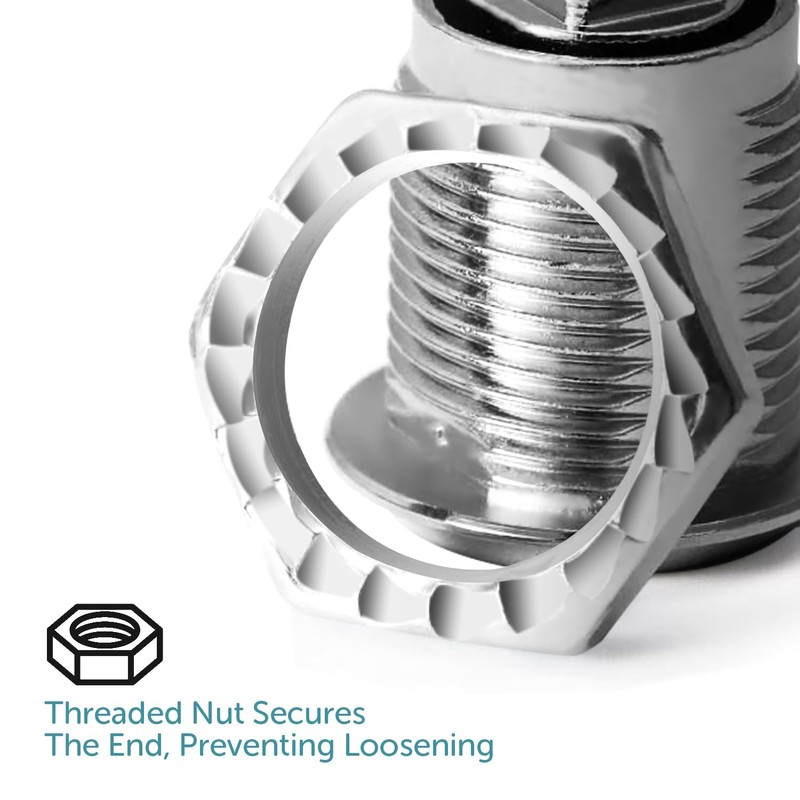 shinfly Cabinet Lock 25mm Comes with 5 Different Lock Plates,