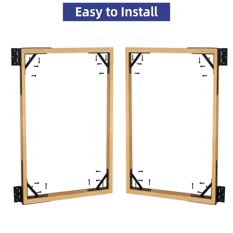 Fence Gate Kit Gate Hardware, 2 Set Anti Sag Gate