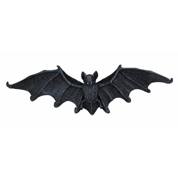 Key Hook Rack - Vampire Bat Key Holder Wall Sculpture - Bat Figure - Halloween Bats