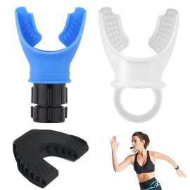 Lung Trainer, Lung Flexer, Breathing Exercise Trainer with Adjustable Lung Trainer, Breathing Trainer, Suitable for Athletes and Fitness Enthusiasts, with Finger Buckle Type and Masseter Training
