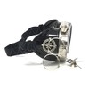 Steampunk Goggles Rave Glasses with Compass Design, Handcrafted Victorian Style,