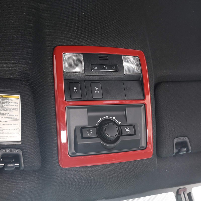 LLKUANG Sports Red Front Row Reading Light Frame Cover Panel