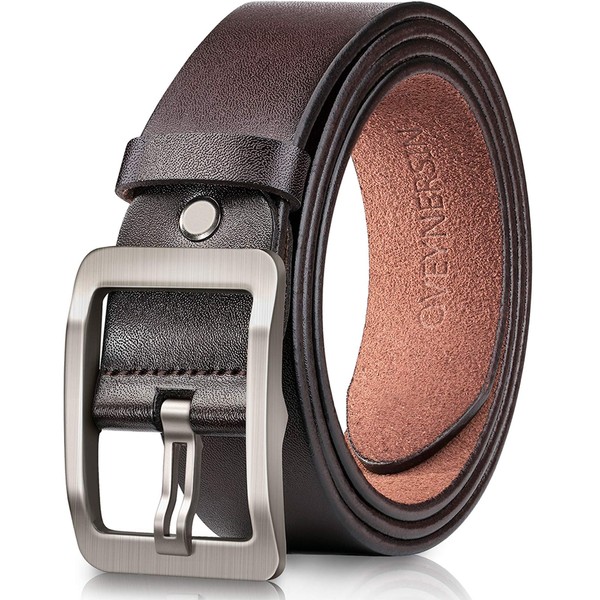 OVEYNERSIN Men Belt - 100% Genuine Leather casual Dress Belts