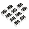 PATIKIL 10pcs Common Cathode 7 Segment 10 Pin 1 Bit