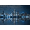 Chicago Backdrop Skyline City Night Landscape Photography Background Modern Business
