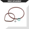 X AUTOHAUX Inner/Vacuum Pump Sealing Ring Repair/for Land Rover/1 Set/Brown