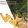 SMOTECC Surron Foot Peg Brackets, Electric Bike CNC Motorcycle FootPeg