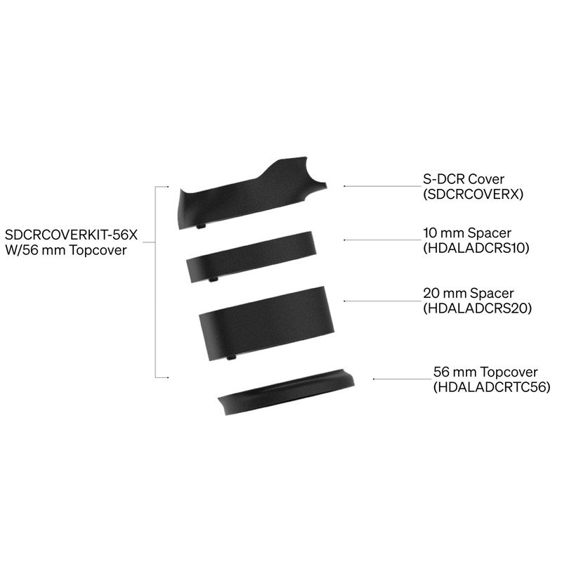 Deda Elementti S-DCR Cover Kit, 2.2 inches (56 mm), Top