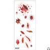 Epic Armoury MW-130046 Shot and Stabbed Temporary Tattoo Transfer, rot,
