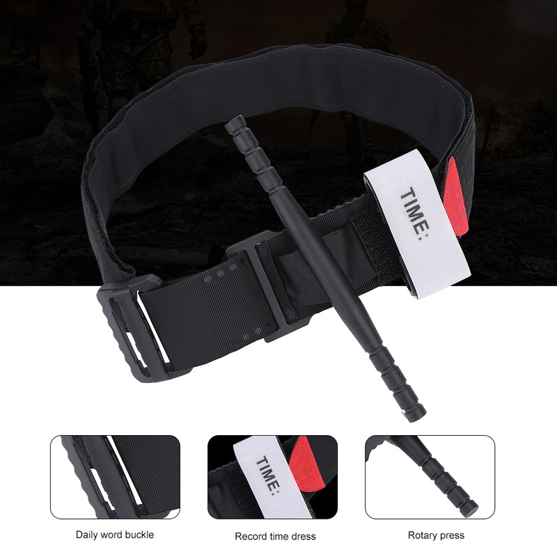 Spinning Type First Aid Medical Tool Emergency Injury Stop Bleeding