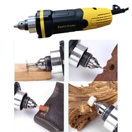 VOTOER 500W Electric Mini Die Drill Grinder Carver Set Power Rotary Tool, Adjustable 6 Step Variable Speed, 31000 RPM, with Removable Transparent Safety Guard