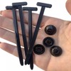 20pcs Black Nylon Cable Tie Buckle – Self-Locking Fasteners with
