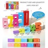 vecora Wooden Number Blocks Toy Set – 10 pcs Natural