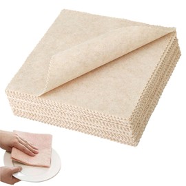 Eastrise 10 Pack Reusable Cleaning Cloths,Biodegradable & Compostable Washable Magic Dishcloth,Plastic-Free Washable Cloth Duster For Home,Kitchen,Cars,Glass,Window (20 * 20cm/Beige/10Pack)