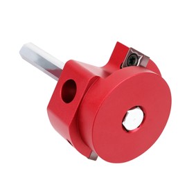 1-1/2 Inch Plastic Pipe Reamer, 2 Carbide Square Blades, PVC Pipe Reamer for PVC, CPVC or ABS Pipes, for Drains, Water Pipes, Ventilation Pipes (Red, 1-1/2")