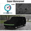 Waterproof Car Cover Compatible with 1978-1996 Ford Bronco Base/Custom/XL/XLT Accessories,