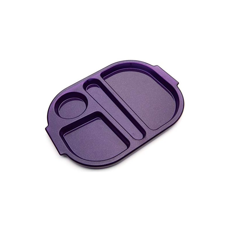 Meal Tray Purple Sparkle 28x23cm Polycarbonate
