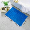 TEXTILESY 2 Piece 100% Cotton Bath Mats Luxury Terry Towelling