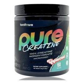 Creatina Monohidratada Tonificare Sin Sabor 300g 60 Porciones Pre Entreno                                                                             